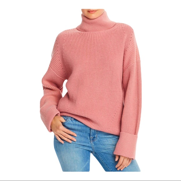Joie Cotton Aleck Knit Oversized Ribbed 